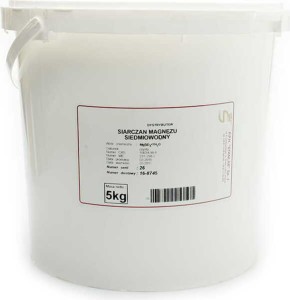 Siarczan Magnezu Siedmiowodny sól gorzka Epsom CZCH 5kg STANLAB