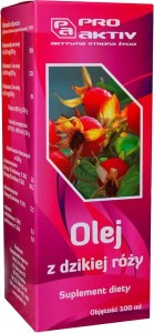 Olej z dzikiej róży 100ml Pro Aktiv