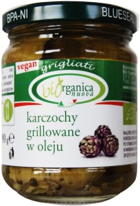 KARCZOCHY GRILLOWANE W OLEJU BIO 190 g - BIORGANICA NUOVA