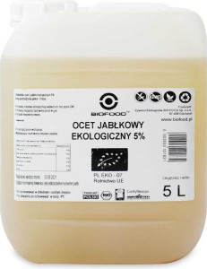 OCET JABŁKOWY 5% BIO 5 L - HORECA (BIO FOOD)