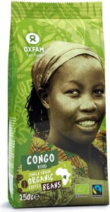 Kawa ziarnista arabica z okolic jeziora kivu fair tade BIO 250 g - Oxfam