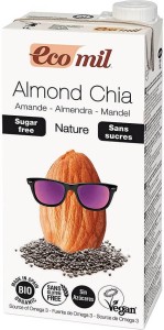 Napój migdałowy bez cukru z chia BIO 1 l Ecomil