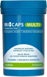 Bicaps Multiwitaminy i kompleks składników mineralnych 60 kapsułek ForMeds