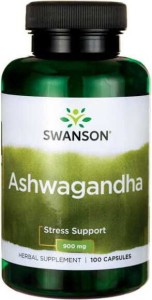 Ashwagandha Witania ospała żeń-szeń indyjski 450 mg 100 kapsułek SWANSON