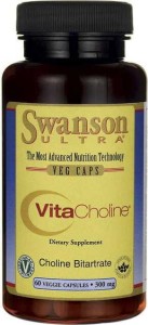 Dwuwinian choliny VitaCholine 300mg 60 kapsułek SWANSON