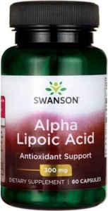 ALA kwas alfa liponowy Alpha Lipoic Acid 300mg 60 kapsułek SWANSON