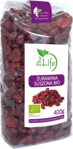 Żurawina suszona 400g EKO Bio Life