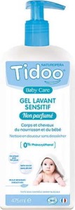 ŻEL DO MYCIA CIAŁA I WŁOSÓW DO WRAŻLIWEJ SKÓRY DLA NIEMOWLĄT I DZIECI ECO 475 ml - TIDOO