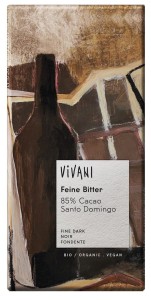 CZEKOLADA GORZKA 85% KAKAO BIO 100 g - VIVANI