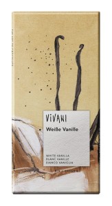 CZEKOLADA BIAŁA Z WANILIĄ BIO 100 g - VIVANI