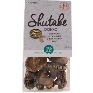 SHIITAKE DONKO (GRZYBY SUSZONE) BIO 25 g - TERRASANA