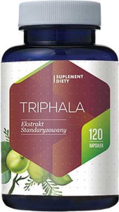 Triphala ekstrakt standaryzowany 310mg 120 kapsułek Hepatica