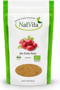 Dzika róża BIO skórka mielona Chile 150g NatVita