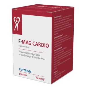 F-Mag Cardio Magnez 170mg + Potas 300mg + Witamina B6 1,4mg 30 porcji 57g ForMeds