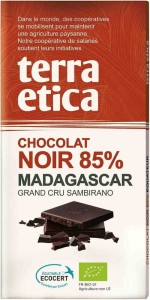 CZEKOLADA GORZKA 85% MADAGASKAR FAIR TRADE BIO 100 g - TERRA ETICA