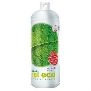 Płyn do mycia naczyń owoców i warzyw o zapachu malinowym 1l Wash & feel eco