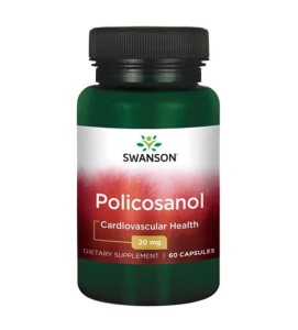 BioCosanol Polikosanol Policosanol 20mg 60 kapsułek SWANSON