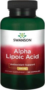 ALA kwas alfa liponowy Alpha Lipoic Acid 300mg 120 kapsułek SWANSON
