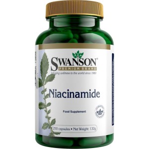 Witamina B3 B-3 Niacyna 250mg 250 kapsułek SWANSON