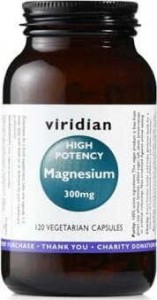 Magnez łatwo przyswajalny High potency magnesium 300mg 120 kapsułek Viridian