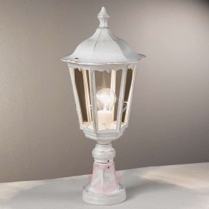 Słupek oświetleniowy Puchberg biało-złota