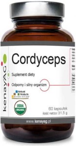 Cordyceps Sinensis 525mg 60 kapsułek kenayAG