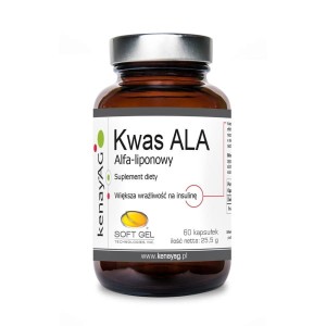 Kwas alfa-liponowy ALA 100mg 60 kapsułek kenayAG