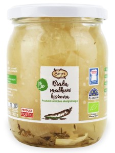RZODKIEW BIAŁA KISZONA BIO 500 g (300 g) - SĄTYRZ
