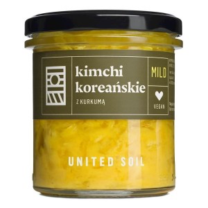 KIMCHI KOREAŃSKIE Z KORZENIEM KURKUMY BIO 290 g - UNITED SOIL