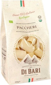 MAKARON (SEMOLINOWY) PACCHERI BIO 500 g - PASTIFICIO DI BARI