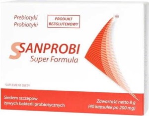 Probiotyki Super Formula 40 kapsułek Sanprobi