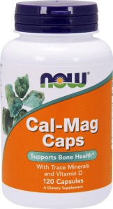 Wapń i magnez + D3 + cynk Calcium & Magnesium softgels 120 miekkich kapsułek NOW FOODS