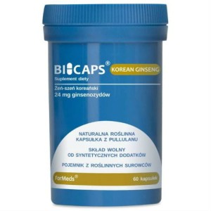 Bicaps Żeń-szeń koreański Korean Ginseng 60 kapsułek ForMeds