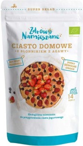 CIASTO DOMOWE Z BŁONNIKIEM Z AGAWY BIO 300 g - ZDROWO NAMIESZANE