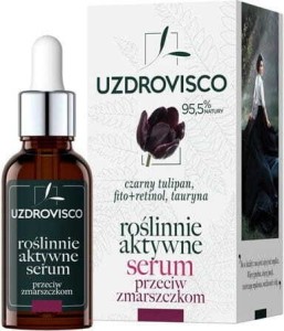 SERUM DO TWARZY PRZECIWZMARSZCZKOWE CZARNY TULIPAN W AMPUŁCE 30 ml - UZDROVISCO