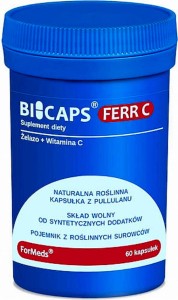 Bicaps Ferr C Żelazo + witamina C 60 kapsułek ForMeds