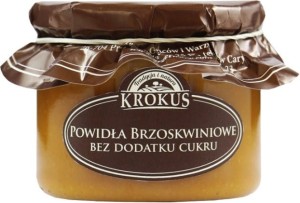 Powidła brzoskwiniowe bez cukru 310g Krokus
