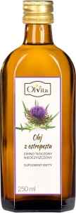 Olej z ostropestu zimnotłoczony nieoczyszczony 250ml OLVITA