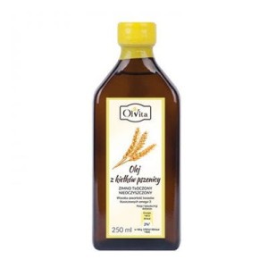 Olej z kiełków pszenicy zimnotłoczony nieoczyszczony 250ml OLVITA
