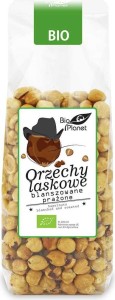 ORZECHY LASKOWE PRAŻONE BLANSZOWANE BIO 350 g - BIO PLANET