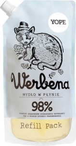 Naturalne mydło w płynie Werbena opakowanie uzupełniające refill pack 500ml Yope