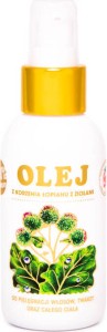 Olej z korzenia łopianu z ziołami mocne włosy, zdrowa skóra 100ml NAMI