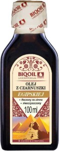 Olej z czarnuszki egipskiej tłoczony na zimno nieoczyszczony 100ml BIOOIL