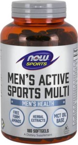 Multiwitamina dla mężczyzn Men's Active Sports Multi 180 kapsułek Now Foods Now Sport