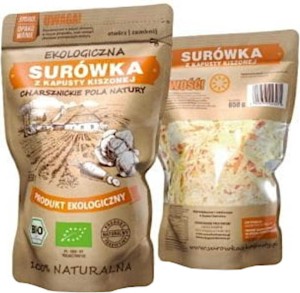 Surówka z kapusty kiszonej BIO 650 g Charsznickie Pola Natury