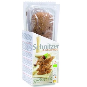Bagietka kukurydziana z nasionami oleistymi do zapiekania bezglutenowe BIO 320 g Schnitzer
