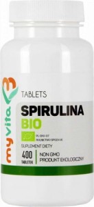 Spirulina BIO 250mg 400 tabletek MyVita