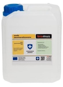 Woda demineralizowana 5l BIOMUS