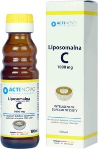 Liposomalna witamina C 1000mg 20 porcji 100ml ActiNovo
