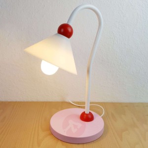 Szarmancka stołowa lampa do czyt. Prinzessin rosa